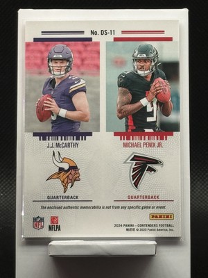 2024 Panini Contenders - JJ McCarthy, Michael Penix Jr. Dual