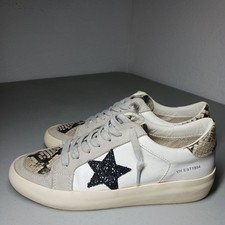 Vintage Havana VH Design Betsy Star Sneakers Black Snake Size 8