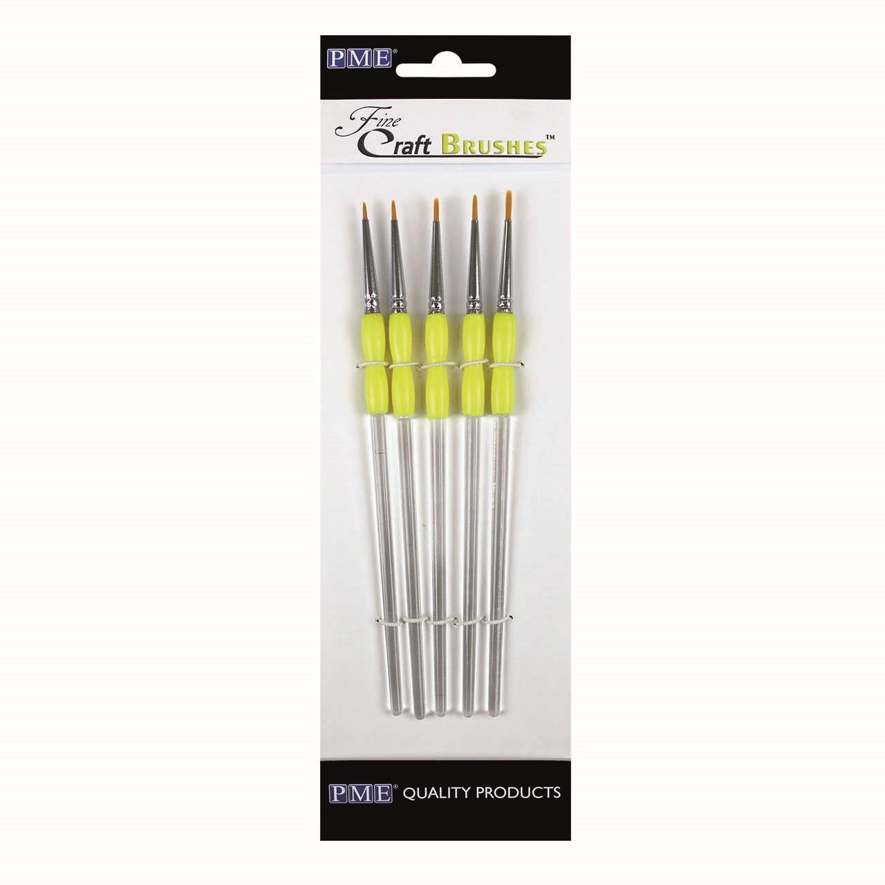 Pme Fine Tip Craft Paint Brush Set Of 5 - Image 4
