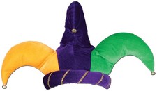 Plush Jester Hat for Halloween - Beistle