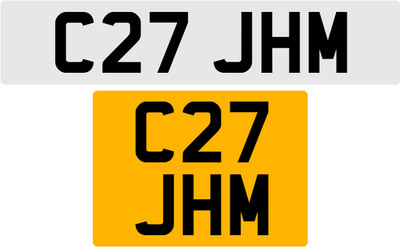 C27 JHM OLD STYLE 3X3 NUMBER PLATE JM JAY JOD JOE JEN JAN JON JACK JIL JIM JAK