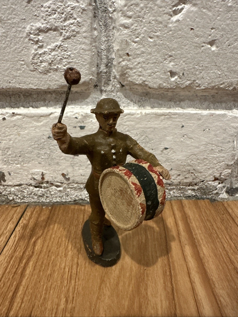 Maquette Elastolin Camp Sioux - Figurines Indiennes échelle 1/24 - Allemagne Vintage