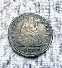 1876 Liberty Seated Silver Quarter - Details