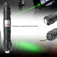 Green Laser Pointer Star Visible Beam Light Rechargeable Lazer Pen 532NM