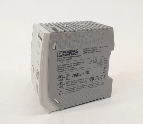 Phoenix Contact UNO-PS-2AC/24DC/90W/C2LPS 2904371 Power Supply