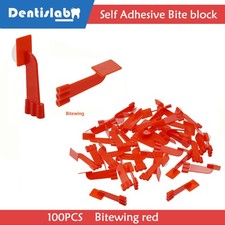100Pcs Dental X-ray Sensor Holder Self-Adhesive Bitewing Block fits Ring Arm US