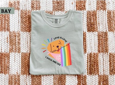 Love Is Love Dogs Comfort T-Shirt