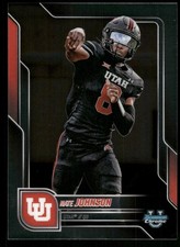 2025 Bowman University Chrome #57 Nate Johnson Utah Utes