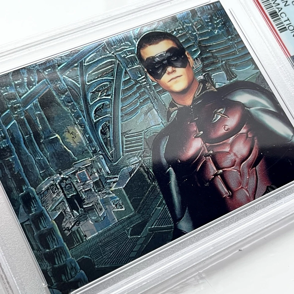 Batman Robin 1995 Rare PSA Graded MT 9 Trading Card Foil DC Comics Movie Vintage - Image 4 of 4