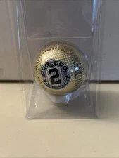 VERY RARE Derek Jeter New York Yankees Captain Retirement Gold Rawlings Baseball