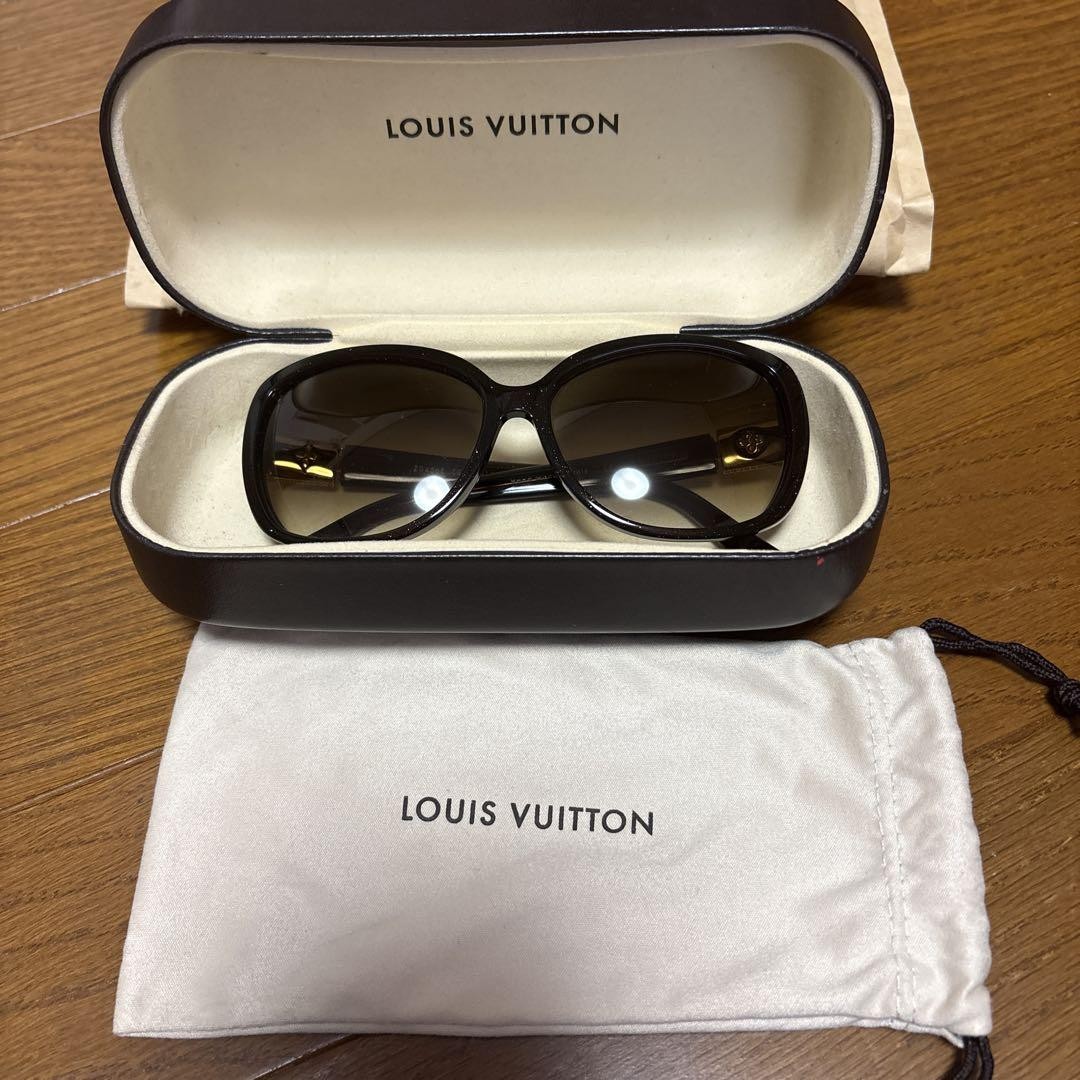 LOUIS VUITTON Z0456E Sunglasses Glitter Brown Frame Women | eBay