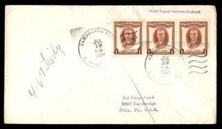 Mayfairstamps Philippines 1954 Zamboanga City to USA Cover cca_75183