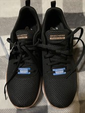 Image of Women’s Skechers Air-Cooled Memory Foam Sneakers- Black, Rose Gold, White NWT