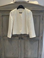 Phase Eight Cream Jacket  (Ideal for Wedding Guests) with concealed buttons 