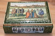 Rare Vintage E. OTTO SCHMIDT Large Cookie Biscuit Tin Box Nurnberg Germany