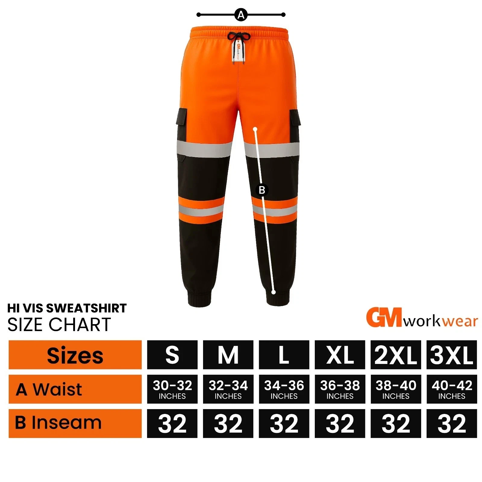 STJB hi-vis pro joggers additional supplied image 4