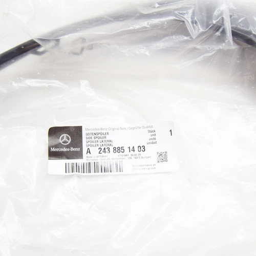 NEW MERCEDES-BENZ EQA H243 FRONT LEFT BUMPER SPOILER A2438851403 GENUINE - Picture 9 of 11