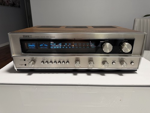 Vintage Receiver Sears Audio Fisher 143.92541600 Stereo Silver Am/fm 1970