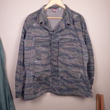 Propper Large Regular Tiger Stripe Camo Green Blouse Combat Tactical Army