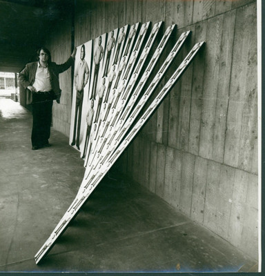 FLORIS NEWSUSS contemporary experimental German Whole Body Photograph 1970s