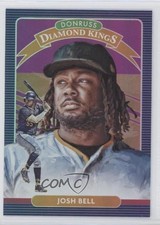 2020 Panini Donruss Diamond Kings Holo Purple Josh Bell #27 0t2