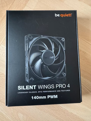 be quiet! Silent Wings Pro 4 140mm PWM Lüfter | OVP | Zubehör | schwarz