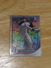2025 Bowman Chrome #95 Tarik Skubal MOJO REFRACTOR Mega Box Exclusive - Tigers