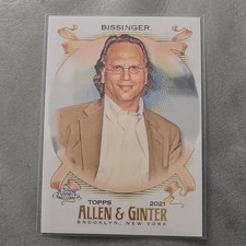 Topps 2021 Allen & Ginter Chrome Buzz Bissinger #262 Non-Sport Trading Card