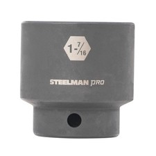 Steelman Pro 12-inch Drive 1-716-inch Shallow 6-point Impact Socket 60510 Steelman Pro 12-inch Drive 1-716-inch Shallow 6-point Impact Socket 60510