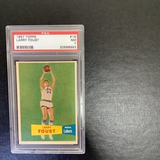 1957 Topps #18 Larry Foust Psa 7 SP Minneapolis Lakers