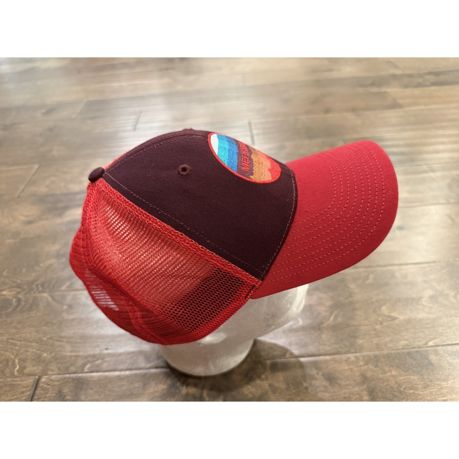 Merrell Mens Red Patch Adjustable SnapBack Trucke… - image 5