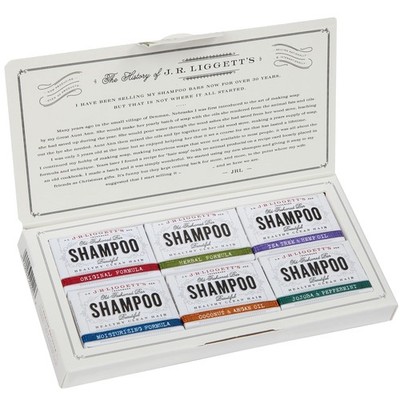 J·R·LIGGETT'S Mini Shampoo Bar Sampler - All-Natural 6 1 Count (Pack of 1) 