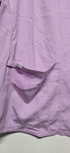Med Couture Touch Women's Scrub V-Neck Shirttail Top Lila Size XL NWT - Picture 5 of 12