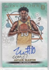 2022 Topps Inception OTE Overtime Elite Aqua /10 Jaylen Martin #IA-JM1 Auto 06y2