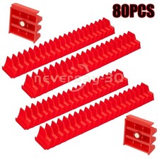 80x Magnetic Modular Wrench Organizer Compact Tool Storage Slots Hold Tools Sae