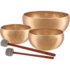 MEINL Sonic Energy SBC3800 Cosmos 3Piece Therapy Singing Bowl Set WMallets