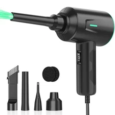 High Power Electric Air Duster - 5.74oz Compressed Air Blower for PC