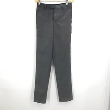 Michael Kors Gray Straight Leg Dress Pant Mid Rise Button Fly  Zip Size 10