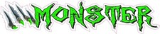 Monster Claws Green Large Decal 12 Monster Claws Green Large Decal 12
