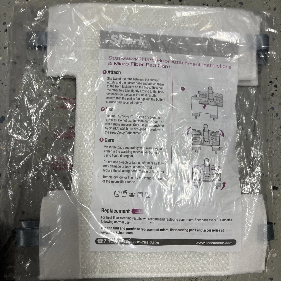 Accesorio de cabezal de piso duro Shark Vacuum Navigator para eliminar el polvo + accesorio Foto 3 de 4