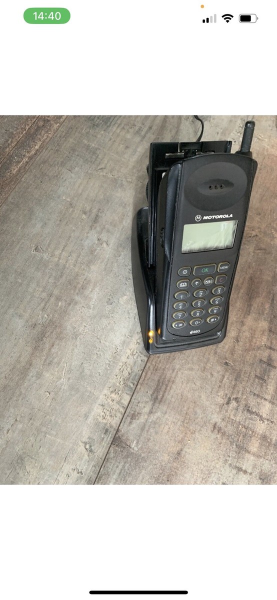 Téléphone Vintage Motorola GSM D460 – En Boîte, Complet Et Fonctionnel
