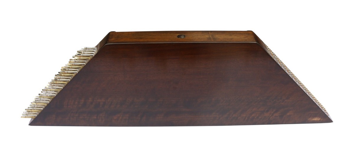 Santur Dulcimer Persiano Sadeghi SAS-302 - Legno Noce, 30 Anni - Foto 8