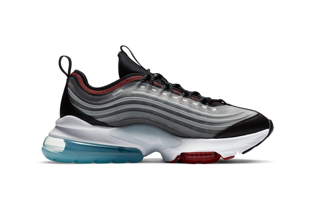 New Men's Nike Air Max ZM950 in White/Chile Red-Black White New Men's Nike Air Max ZM950 in White/Chile Red-Black White