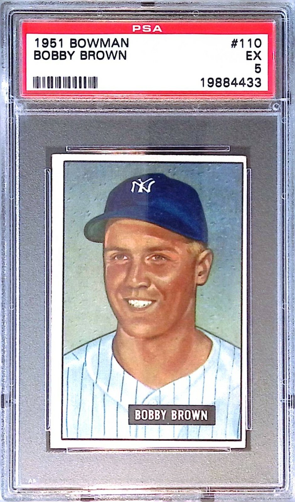 1951 Bowman Bobby Brown #110 PSA 5 “EX” New York Yankees