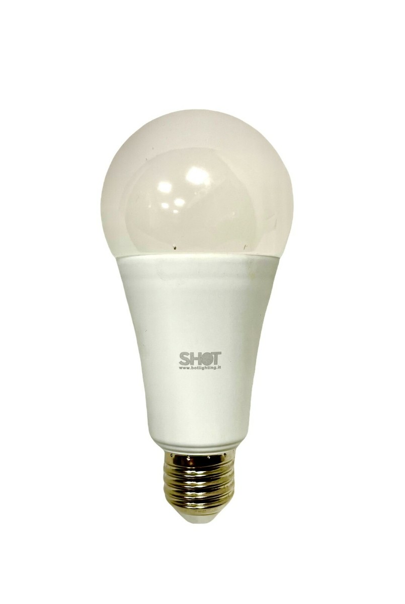 Shot Bot LED-Glühbirne Mit Dämmerungssensor – 10 W, E27, Tropfenform, Opal, 220–240 V