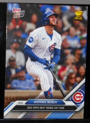 2024 TOPPS NOW MLB ALL ROOKIE CUP TEAM ~ MICHAEL BUSCH RC RC-2