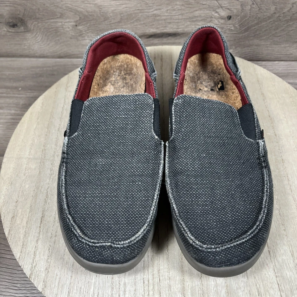 Zapato sin cordones Reef Cushion Bounce Matey gris lona surfista para hombre talla 8 Foto 3 de 4