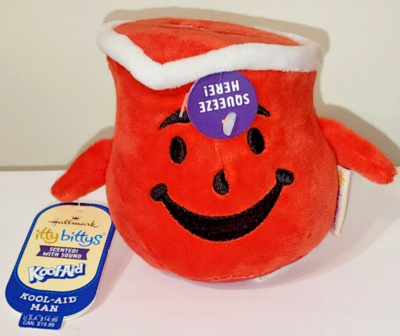 Hallmark Itty Bittys The Kool-Aid Man SCENTED Plush Toy Talking
