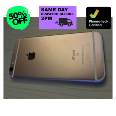 Apple iPhone 6s (16/32/64/128GB) Unlocked T-Mobile Verizon 4G LTE Good Battery
