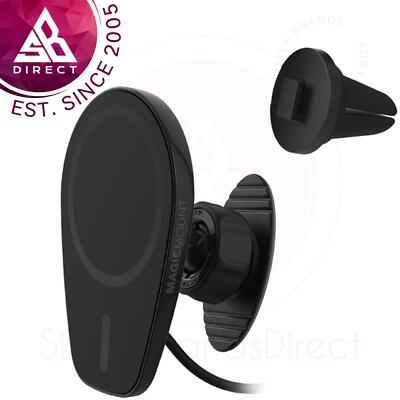 Scosche Magic Mount Mit Drahtloser Ladefunktion Für Telefone MPQ6DV-SP Schwarz
